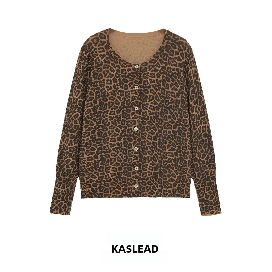 

KASLEAD Новый женский модный длинный светящийся круглый открытый кардиган из полиэфирного волокна, европейский вязаный свитер