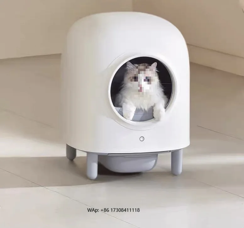 

intelligent self-cleaning cat box large capacity automatic plastic cat toilet cat box electric