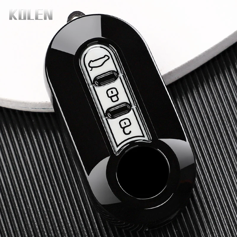 Premium TPU Autoschlüssel-Schutzhülle für Fiat 500 Ducato Panda 500L Punto Lancia Musa für Citroen Schlüsselschutz Zubehör – Detail 7
