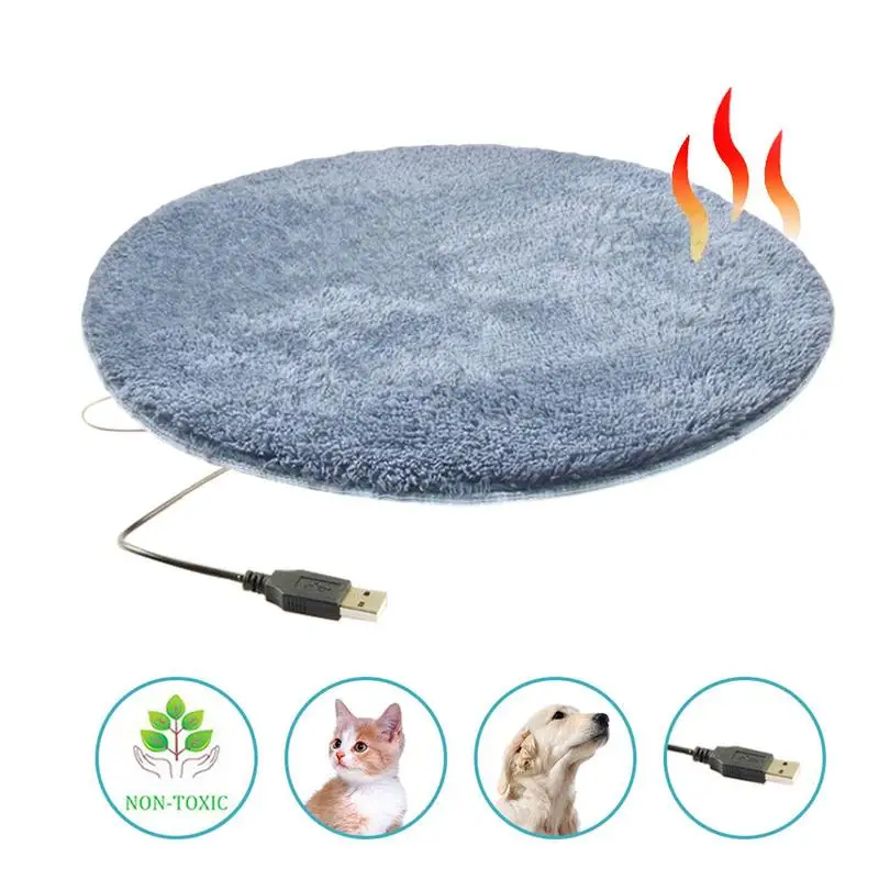 Dog Electric Blanket Warm Dog Bed Mat With USB Electric Pad Indoor Pet Good Thermal Insulation Effect Heating Pads for Cats Dogs