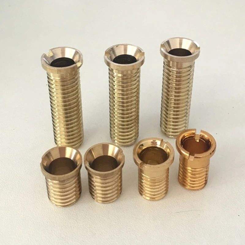 Colador fregadero cocina, tornillo grueso, colador cobre, pernos roscados desecho, Conector tornillo, accesorios