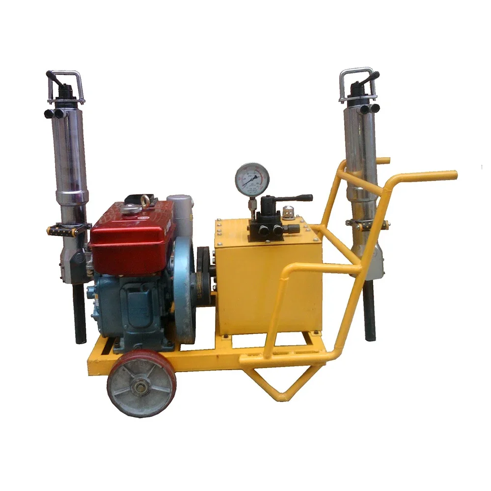 

Hydraulic Stone Splitter Machine Concrete Demolition Stone Block Silent Cracking Hydraulic Stone Rock Splitter