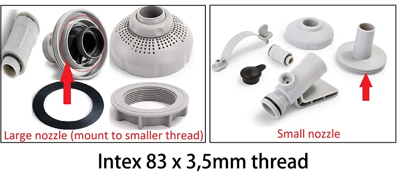 Intex-Poolbrunnen, direkte Montage, kompatibel mit Bestway oder Intex-Düsen – Detail 2