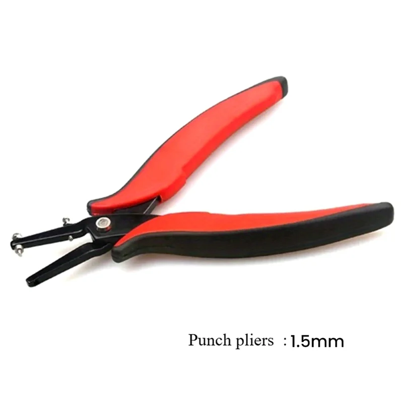 ABGG-Pinze per punzonatura per gioielli 1,5 mm fatte a mano per strumento di perforazione della pelle professionale per la casa fai da te