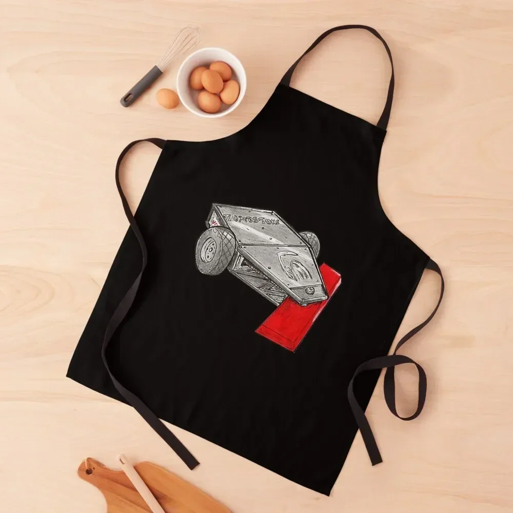 

TombStone Bot Apron Teacher Camping Novelties Kitchen And Home Cute Kitchen Apron