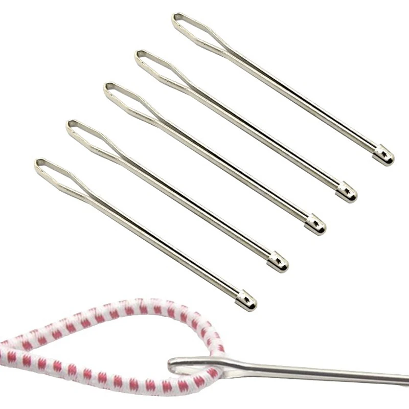 Garment Clips Sewing DIY Tools Elastic Band Tape Punch Cross Stitch Threader Wear Elastic Clamp Rope Garment Threading Leader