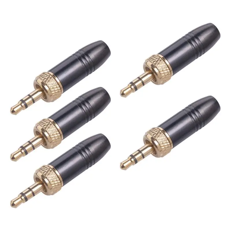 【C】1Pcs Microphone Accessories 3.5mm Audio Plug With M6 Internal Thread Stereo Headphone Jack Male Plug UWP-D21 UWP-D22 For