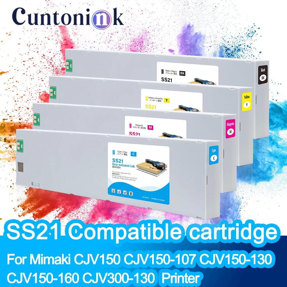 

For Mimaki SS21 Compatible ink cartridge With Eco-solvent ink With one time use chip for CJV300-130 CJV300-160 CJV150-160 printe