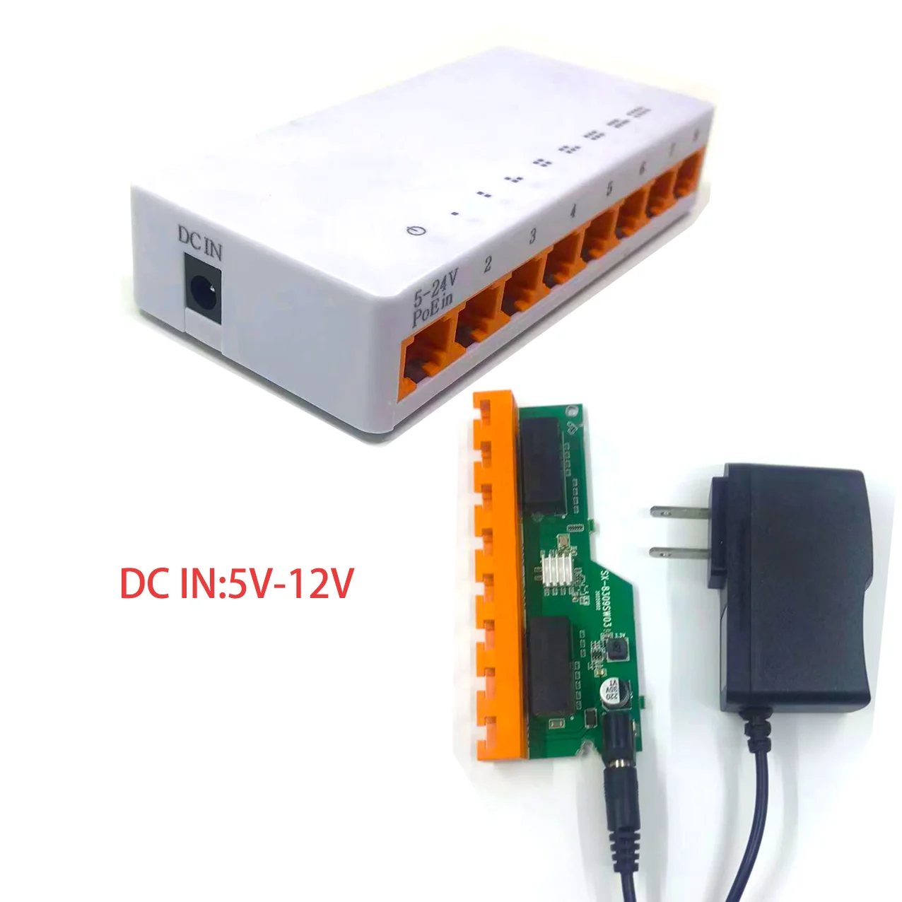OEM New model 8 Port switch ethernet Switch Desktop RJ45 Ethernet Switch 10/100mbps Lan Gigabit switch rj45 tp-link