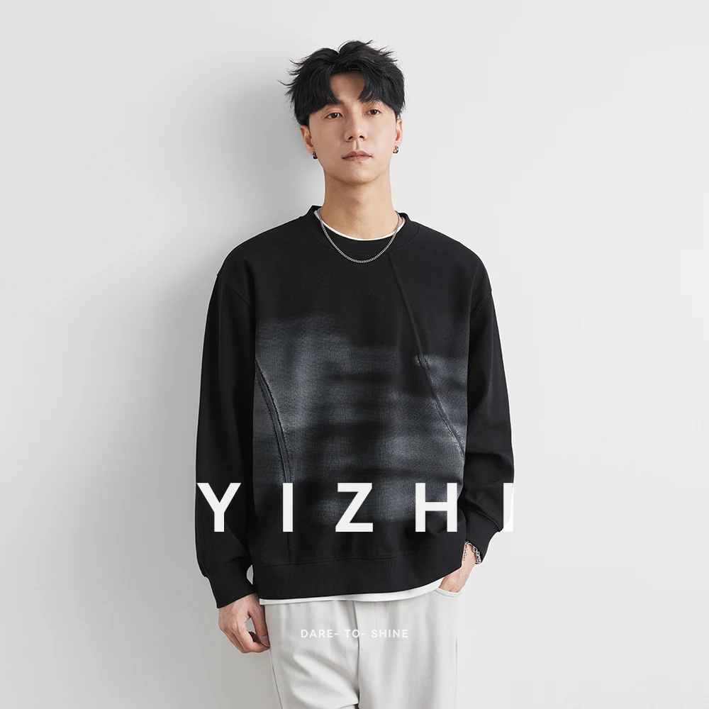 Loose Long Sleeve Round Neck Sweatshirt for Men Casual Spring New Koren Student Fashion Brand Men's Sweatshirt Versatile
