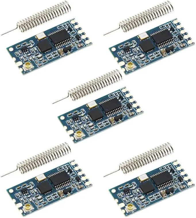 Placa do módulo do porto serial, 433M, HC-12, SI4438, 5 PCes