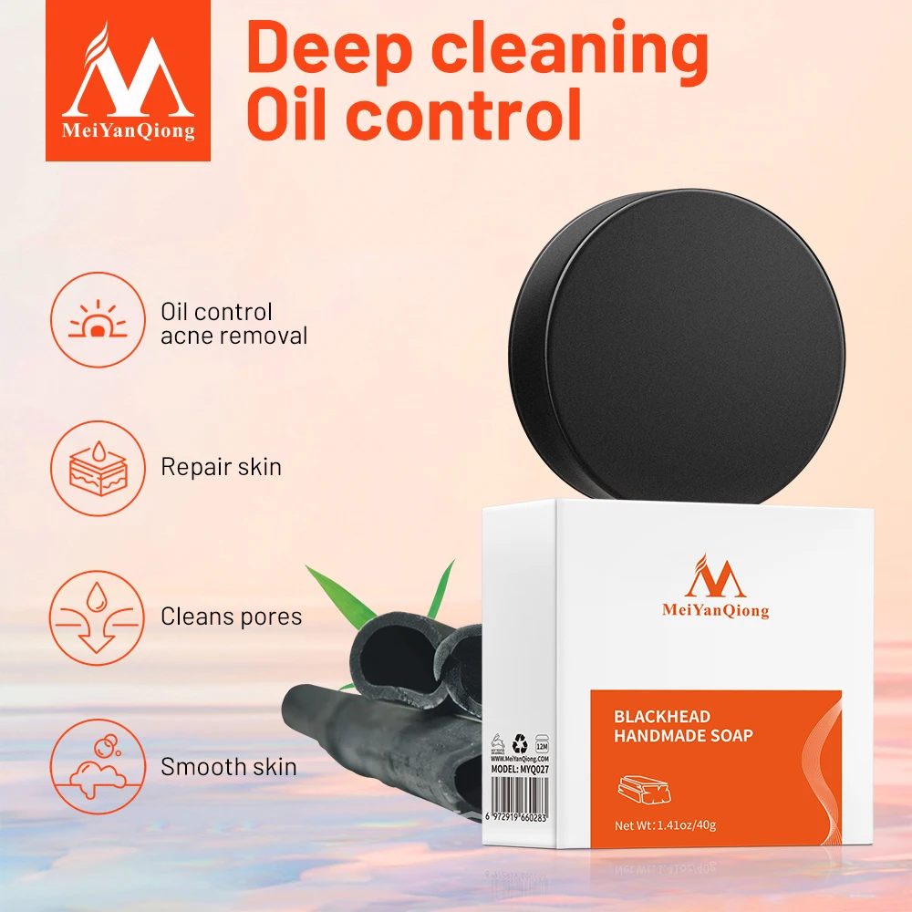 Bamboo Charcoal Handmade Soap Cleans Skin And Removes Bacteria 99.9% Travel Mini Be Carried For Adults And Children