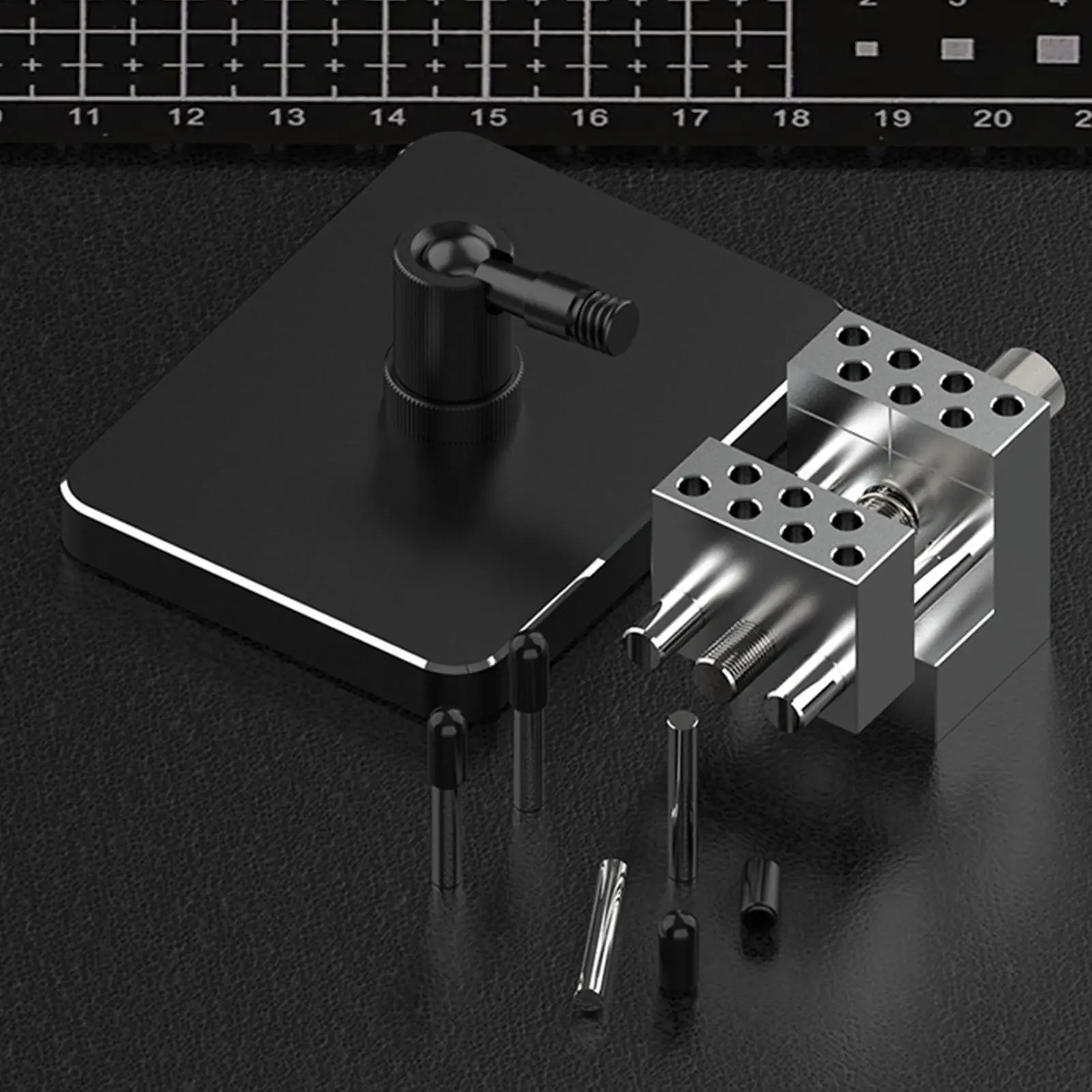 Table Vice Clamp 2-in-1 Portable Vise Non-Slip Precision Portable Press Heavy-Duty Quick-Release For Jewelry-Making Woodworking