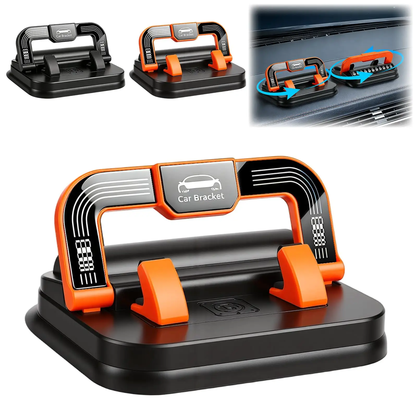 

Car Phone Holder,360 Dashboard Phone Holder,Suitable for car Navigation in-car Dashboard,Horizontal and Vertical Screen Adjustme