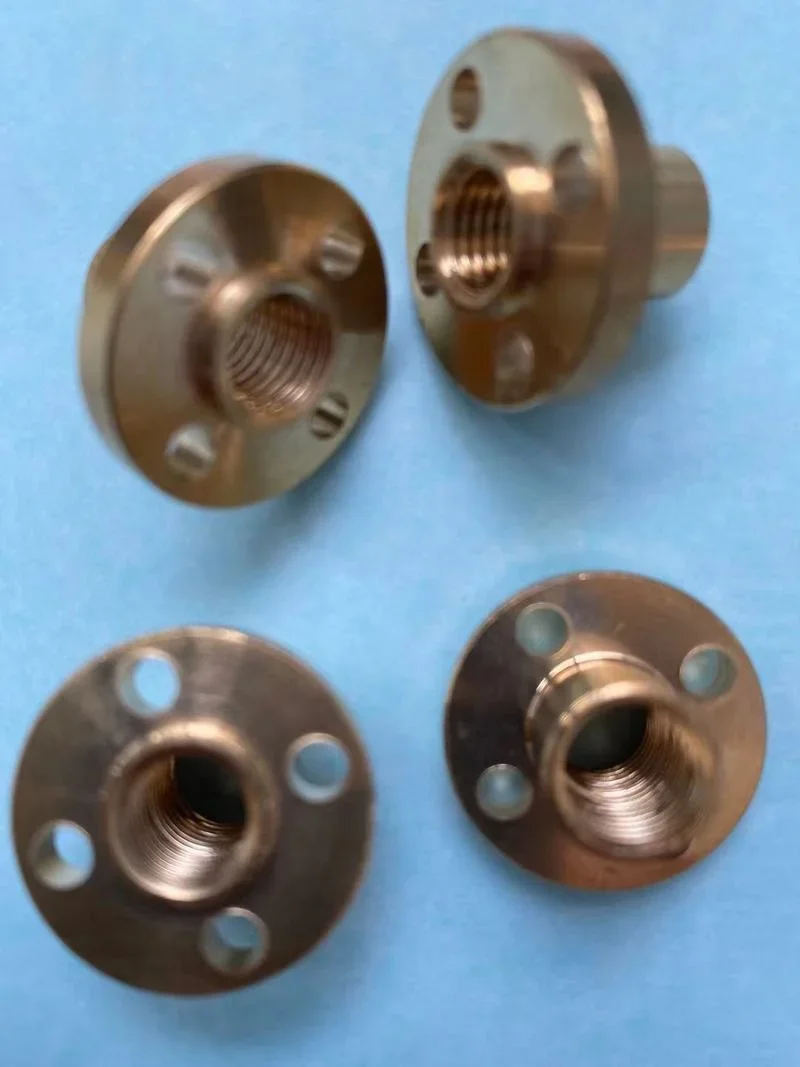 

4PCS 3D Printer Parts Brass Round Nut For CNC 3D Printer Reprap T8 Lead Screw 8mm Lead 8mm Lead or 2mm 1MM