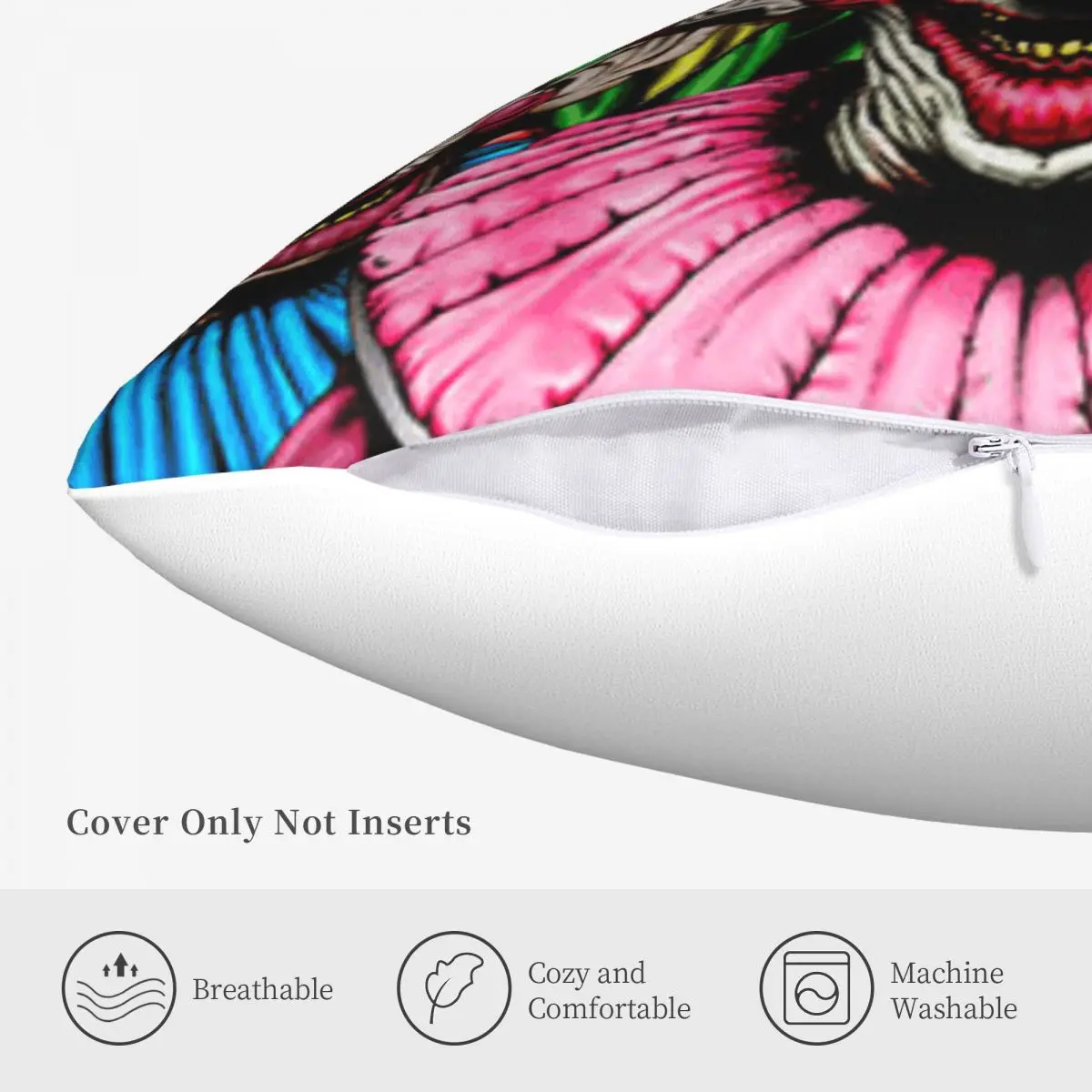 القاتل المهرج من الفضاء الخارجي 01734 وسادة غطاء أريكة وسادة تغطي Dakimakura كيس وسادة غطاء وسادة