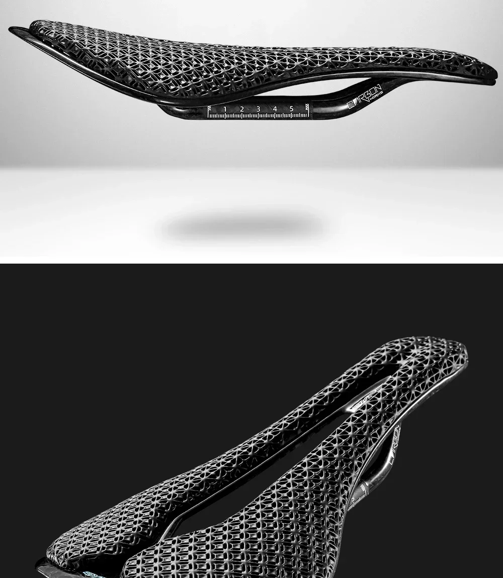 RYET 3D/EVA Carbon-Sattel 126-170g 255x143mm 7x9mm T800-Schienen Cut-Out Ultraleichter Rennrad-MTB-Gravel-Sattel Pro Racing 3D Leichtgewicht – Detail 12