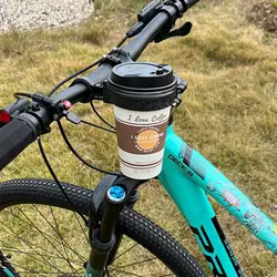 Bicycle Coffee Cup Holder Universal Mountain Bike Water Bottle Holder Mount Cycling Electric Scooter Handlebar Water Bottle Cage