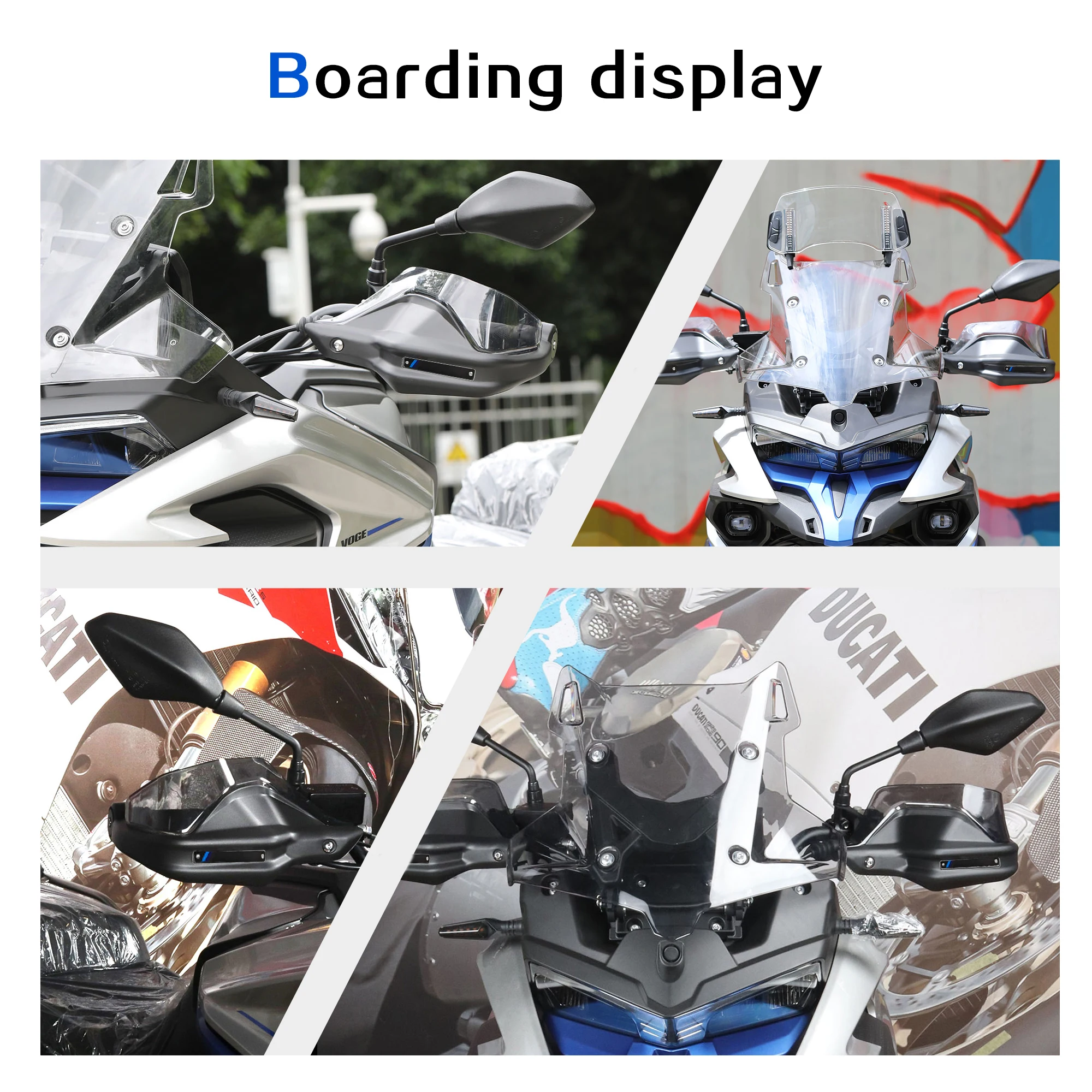 Motorcycle sr250 gt  Handguards Handlebar Guards VOGE SR 250GT Guard Windshield Handguard For Voge SR250GT sr250gt  Hand Guard