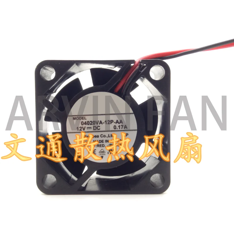 MODEL 04020VA-12P-AA DC12V 0.17A 4020 Industrial Machine Tool Cooling Fan