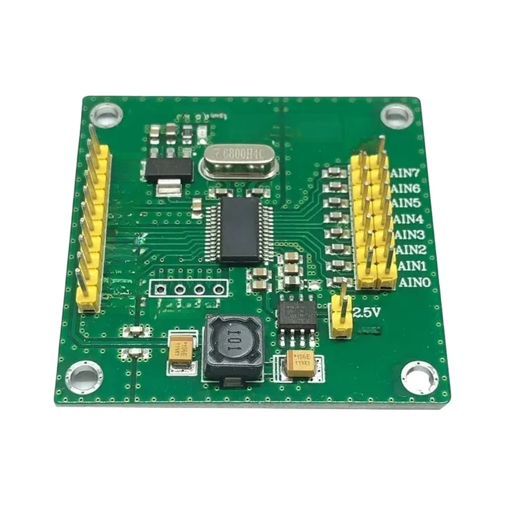 ADS1256 8-Channel 24-Bit For ADC Expansion Board For Raspberry Computer Board Integrated Detection Circuit Electrical Equipment