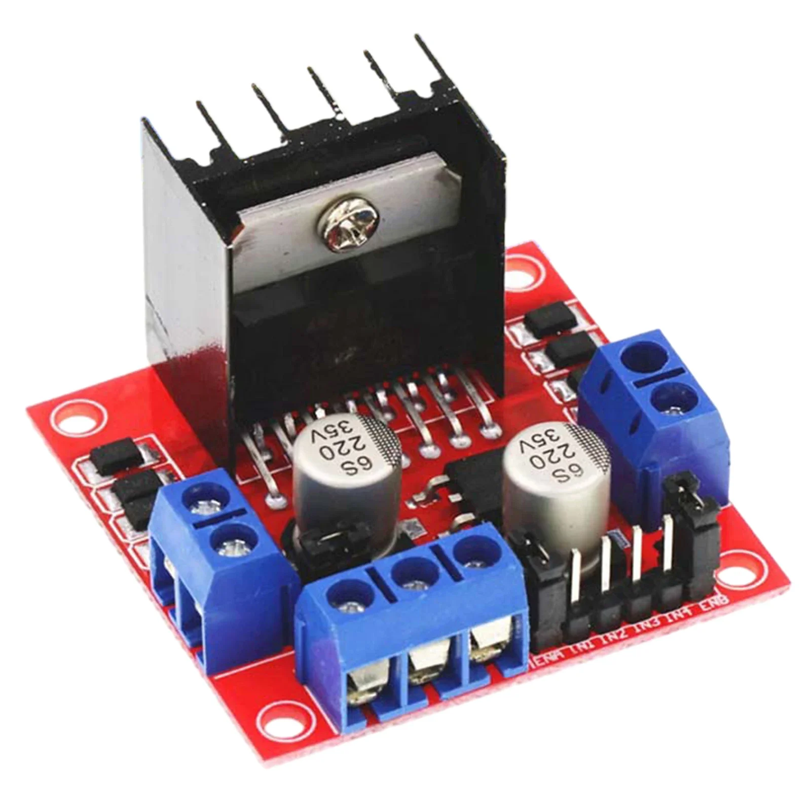 Module Motor Drive Module 5v-35v H Bridge Drive L298N Low Heat Strong Driving Ability Dual H Bridge Motor Drive