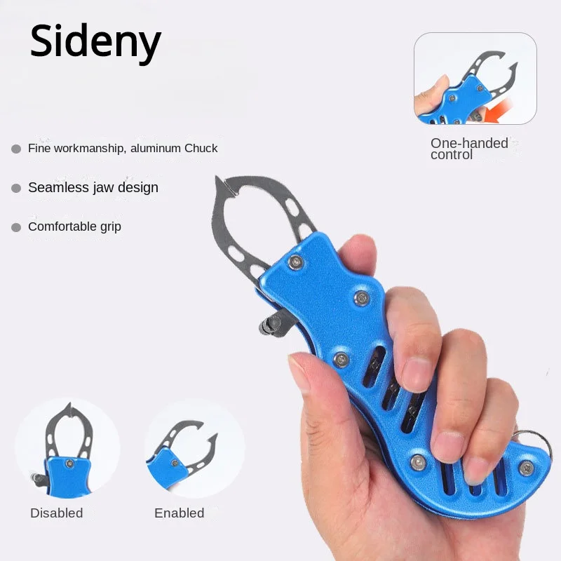 

Sideny Fish Lip Grip Crayfish Catcher Gear Holder Control Tool Freshwater Fishing Stand Carp Lure Bass Tackle fishing equipment