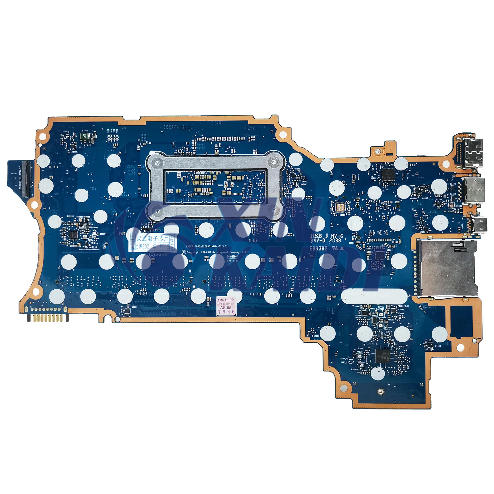 Placa base portátil 6050A3202801 para HP X360 14-DW M21492-601 M21493-601 la placa base del ordenador portátil CPU I3 I5 I7 11th Gen