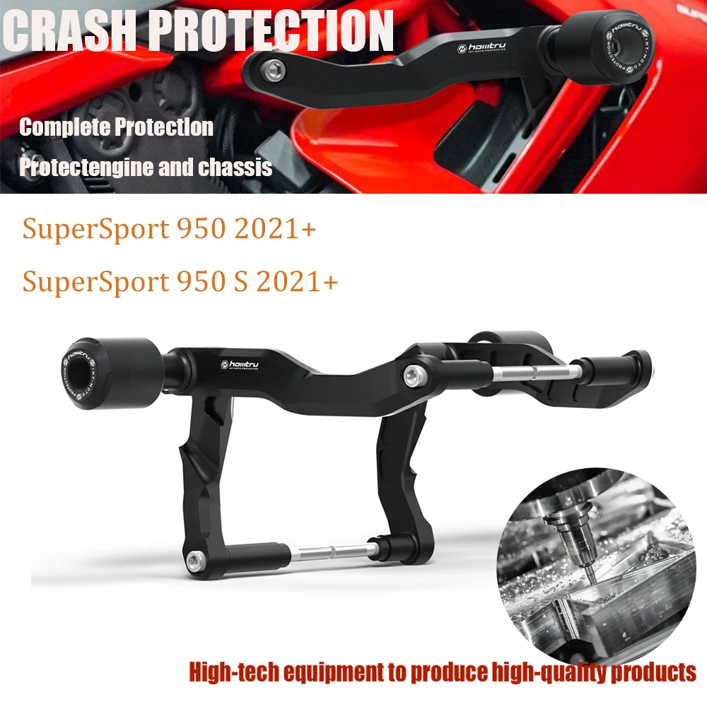 

Мотоциклетные ползунки для Ducati SuperSport 950 950S 2021-2023, ударопрочная защита от столкновений, защита от мусора