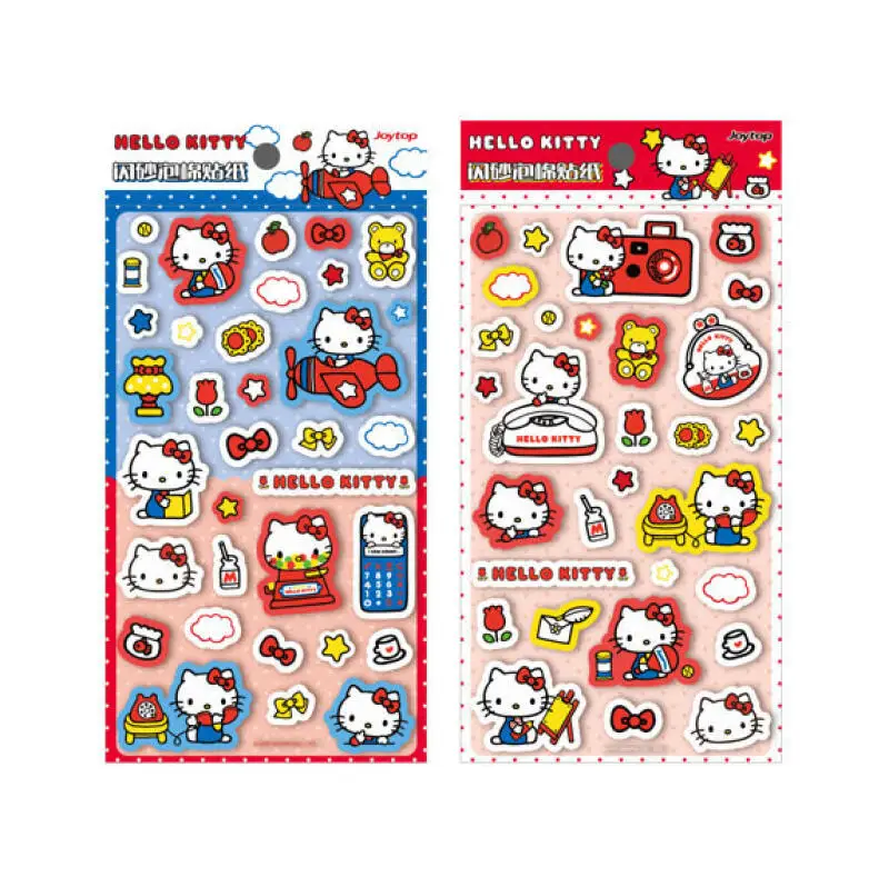 

Kawaii Sanrio Hello Kitty пенопластовые наклейки креативный мультяшный 3D пузырьковый стикер украшение для мобильного телефона детские игрушки подарок