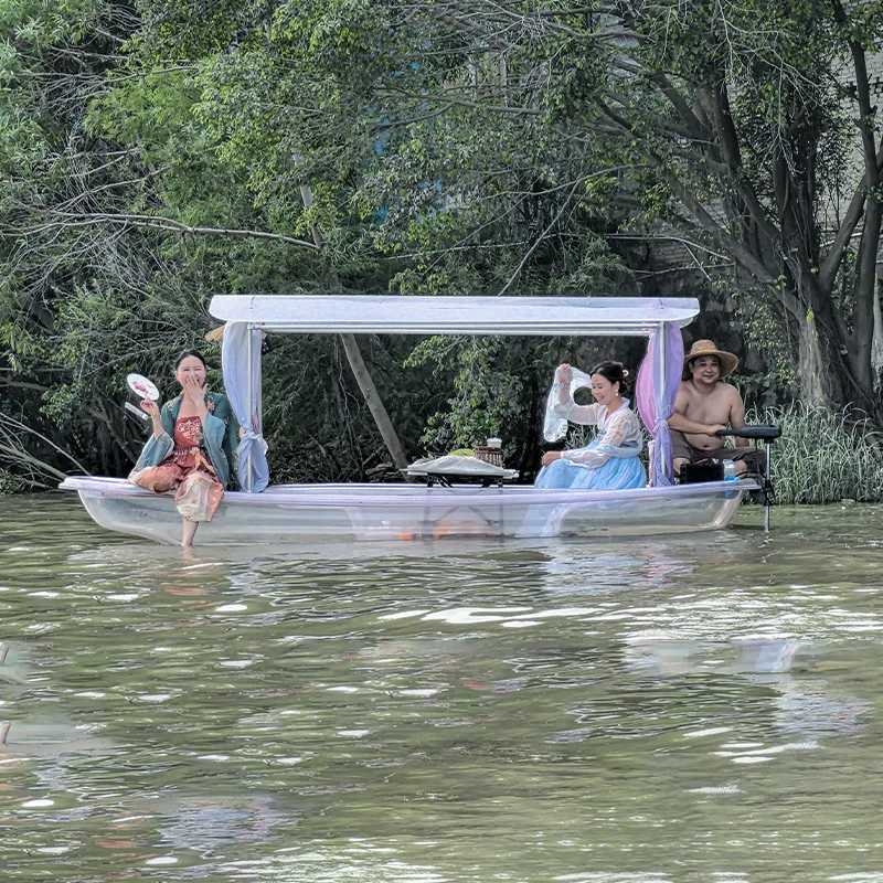 

Yak Outdoors Crystal Boat PC Transparent Eco-friendly Kayak 2.1-3m Length Lakes Rivers Drifting Carved Scenic Spot 6