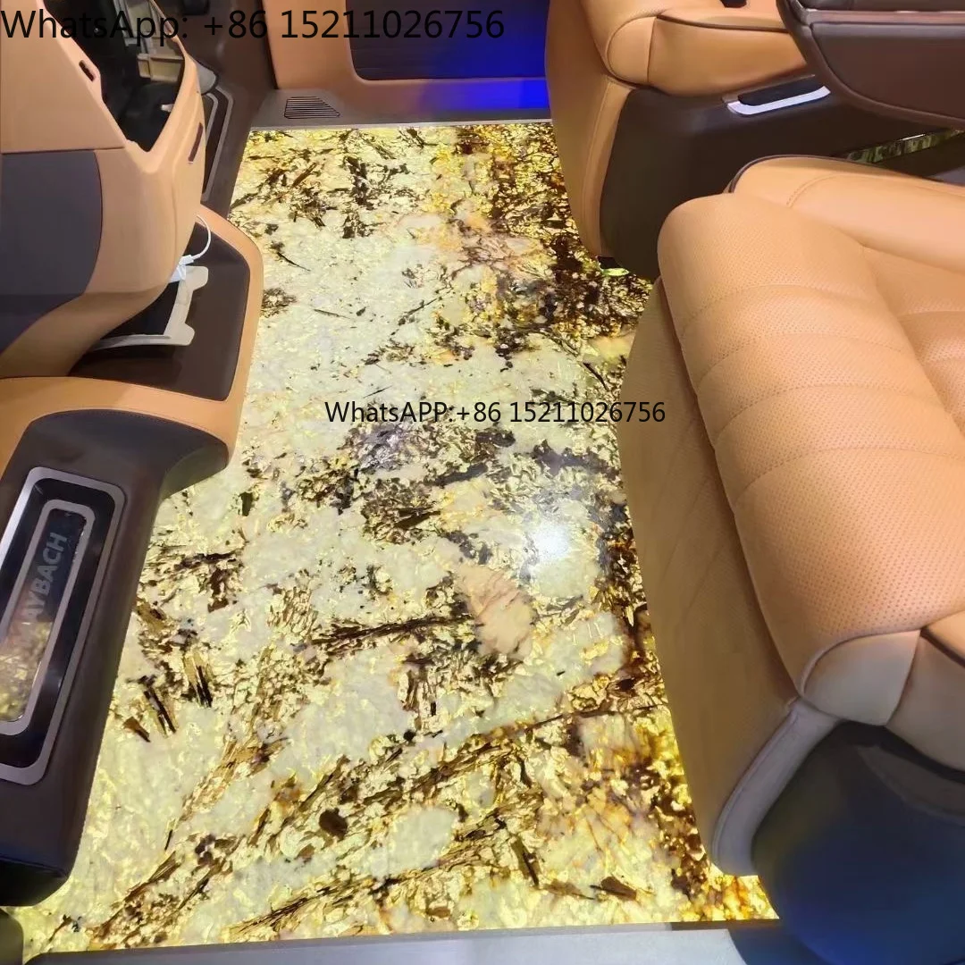 Auto-Innenverkleidungsteile, maßgeschneiderte Auto-Boden, Auto-Marmorboden für Van MPV