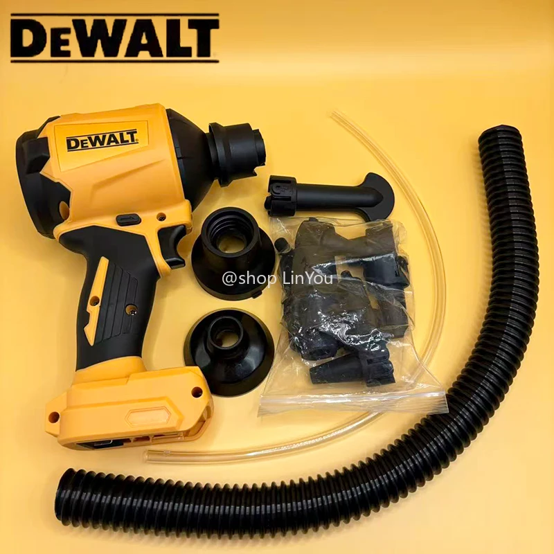 เครื่องเป่าลมไร้สาย Dewalt Brushless พร้อมหัวฉีดอเนกประสงค์ สำหรับเป่าฝุ่นและสูบลม (ไม่รวมแบตเตอรี่)