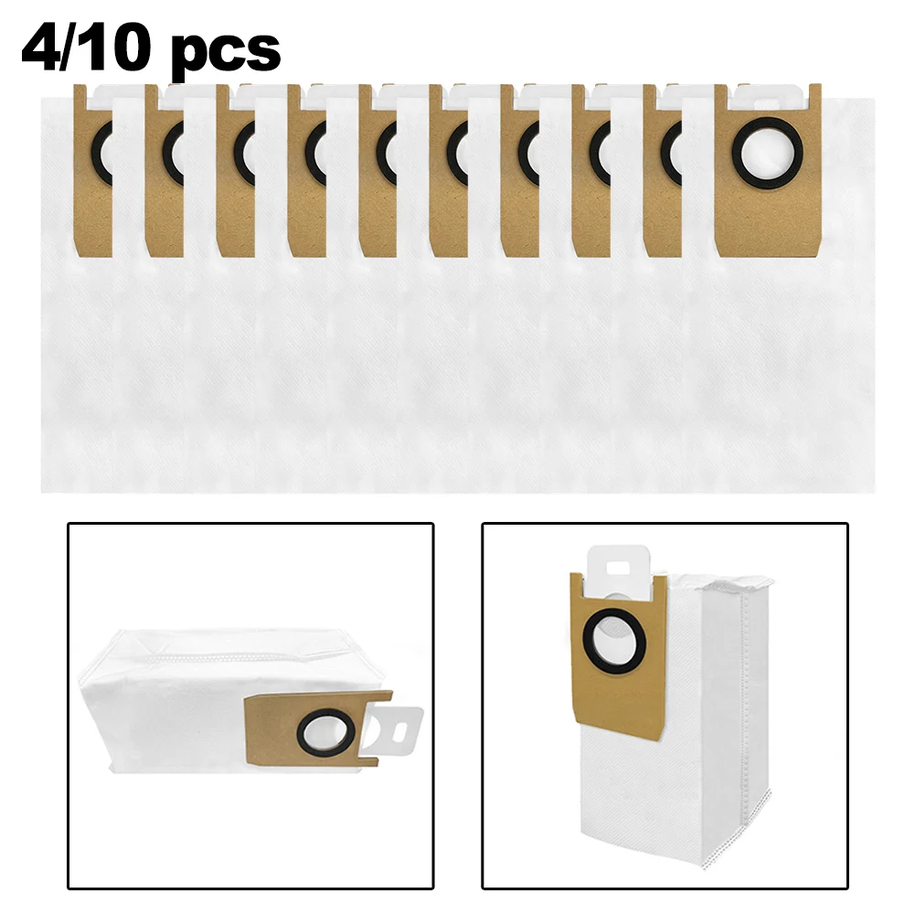 4/10pcs Dust Bags For Eufy 3-in-1 E20 Robot Vacuum Cleaner Home Improvement Cleaning Tools Replacement Accessories