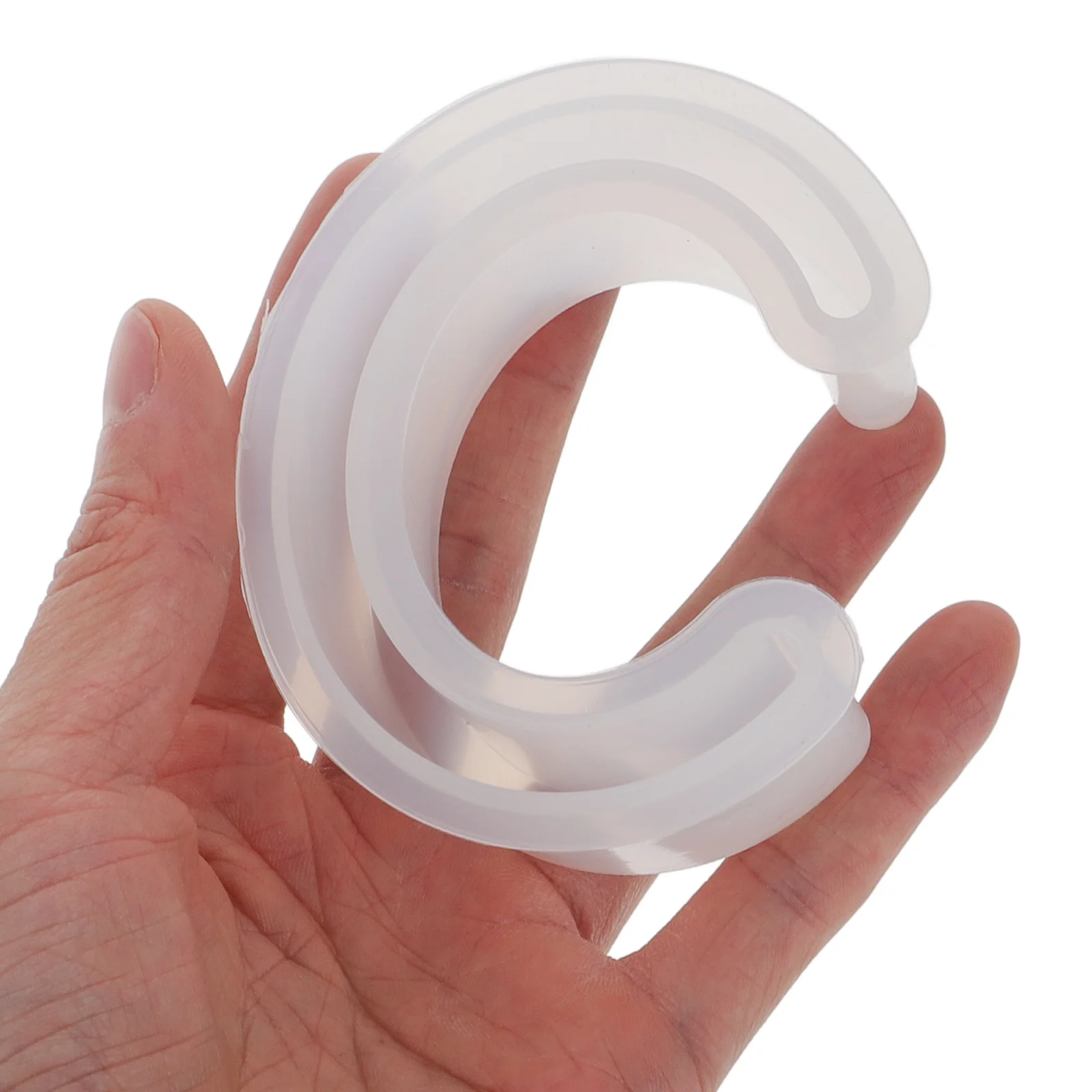 

2 Pcs Bracelets Mold Casting Molds Epoxy Resin Jewelry Round Ornament Diy White