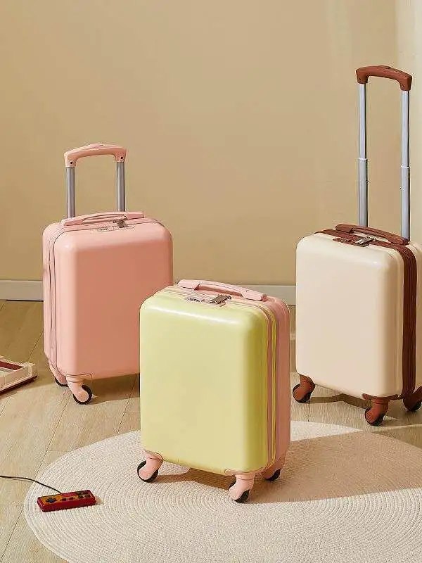 new-2026-cute-children's-luggage-16-inch-carry-on-suitcase-lightweight-password-lock-all-match-wheels-fashionable-travel-bag
