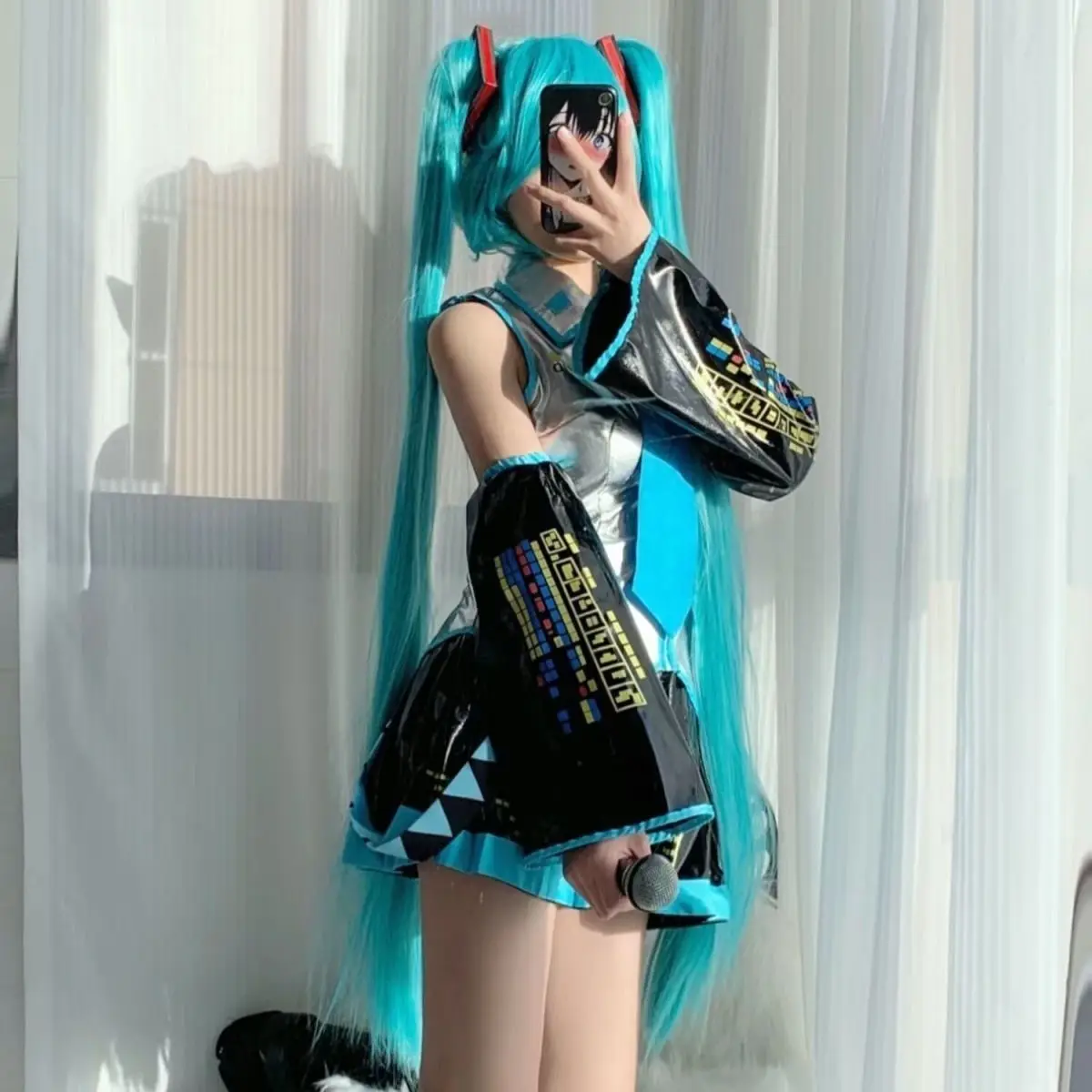 hatsune-miku-cosplay-costume-pu-leather-uniform-dress-with-headset-wig-available-anime-halloween-party-cosplay-outfit-for-women