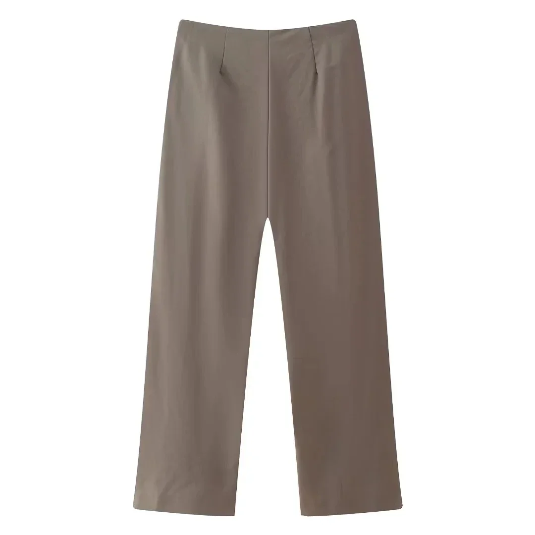 HH Damen Sommer-Satin-Set mit asymmetrischem Saum, Crop-Top und weit geschnittener Hose mit Kordelzug, lässige Loungewear, Urlaubsoutfit – Detail 15
