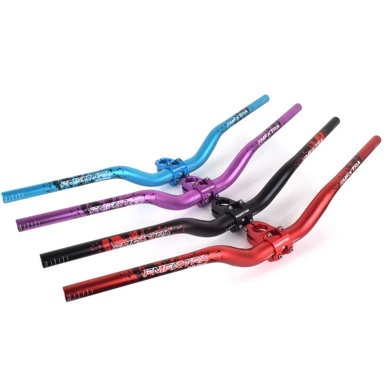 AliExpress NONE 720/780mm Extra Long Mountain Bikes Handlebar 31.8mm Bicycle Riser Handlebars Aluminum Alloy 60mm Riser Bar MTB Bicycles Bars