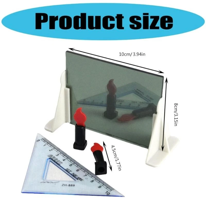 DXAB Educational Physics Optics Reflection Experiment Set Plane Mirror Imaging Demonstration Device for Physics Teaching