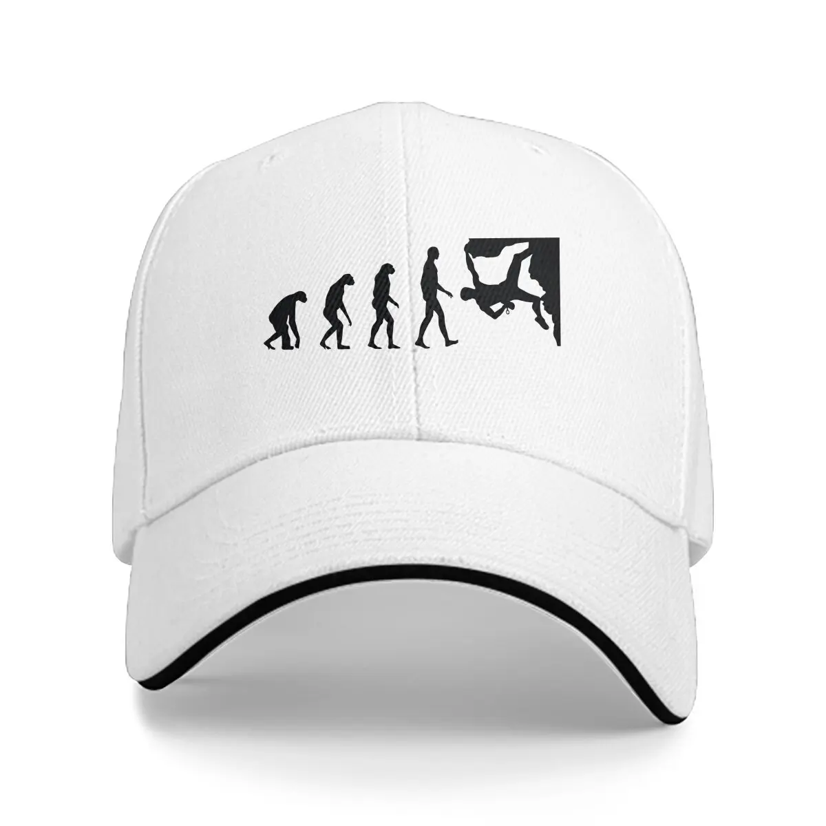 Evolution Climbing Baseball Caps Peaked Cap Mountain Climber Sun Shade Hats for Men Women