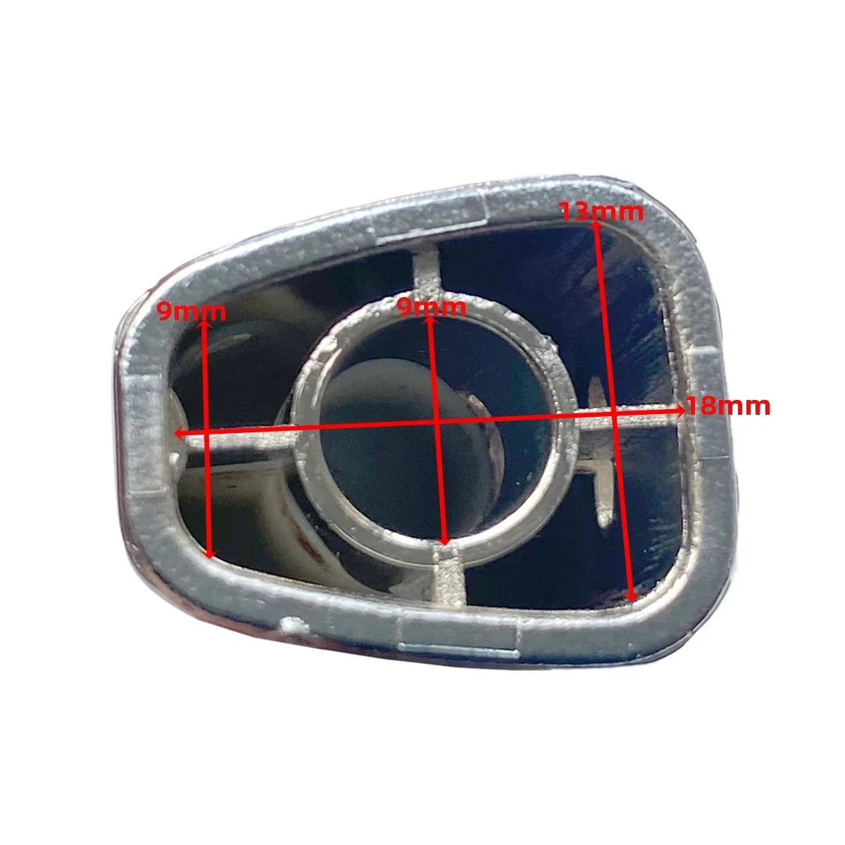 For Skoda Octavia 3 A7 5E RS Combi Seat Leon 5F Mk3 New Silver Chrome Handbrake Handle Lever Release Button Cap Cover 5F0711333A