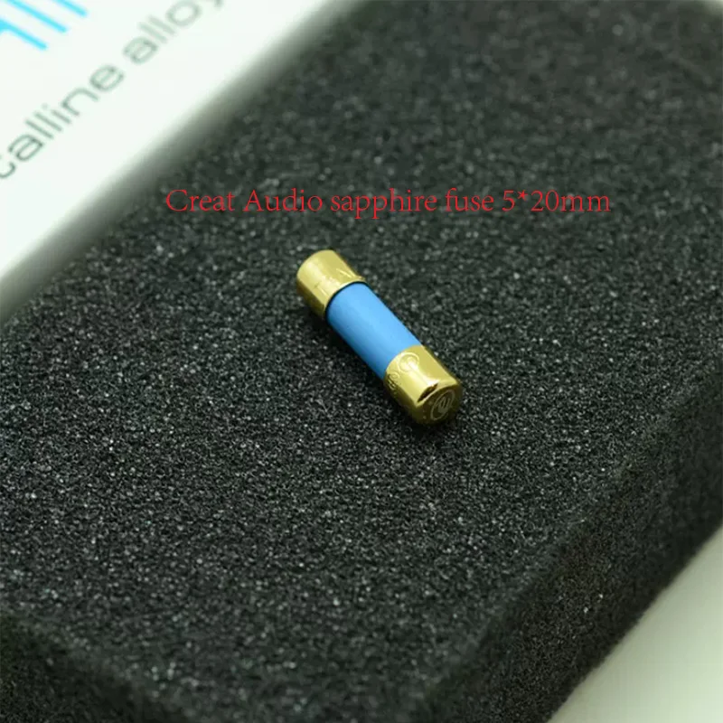 1pcs Original Create Audio Sapphire nano-eutectic alloy 5*20mm fuse, sound safety tube for fever gallbladder machine