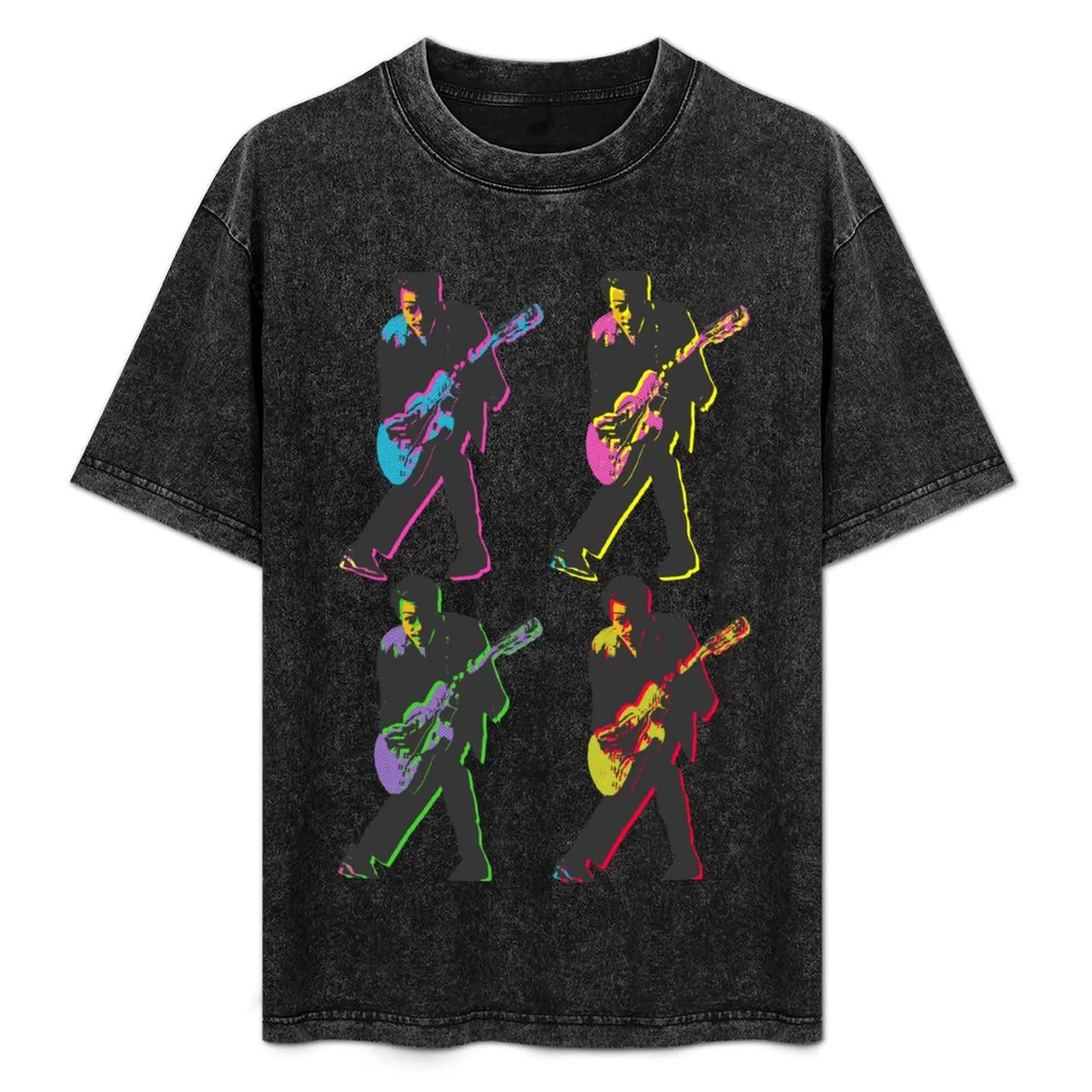 

CHUCK BERRY : Rock'n'Roll Guitar Hero T-Shirt cotton graphic tees shirts graphic tee man t shirt fruit of the loom mens t shirts