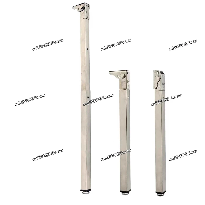 Portable Stainless Steel Cassette Folding Retractable Table Leg Push-Pull Quick Adjustment Support Foot For RV Replacement Parts
