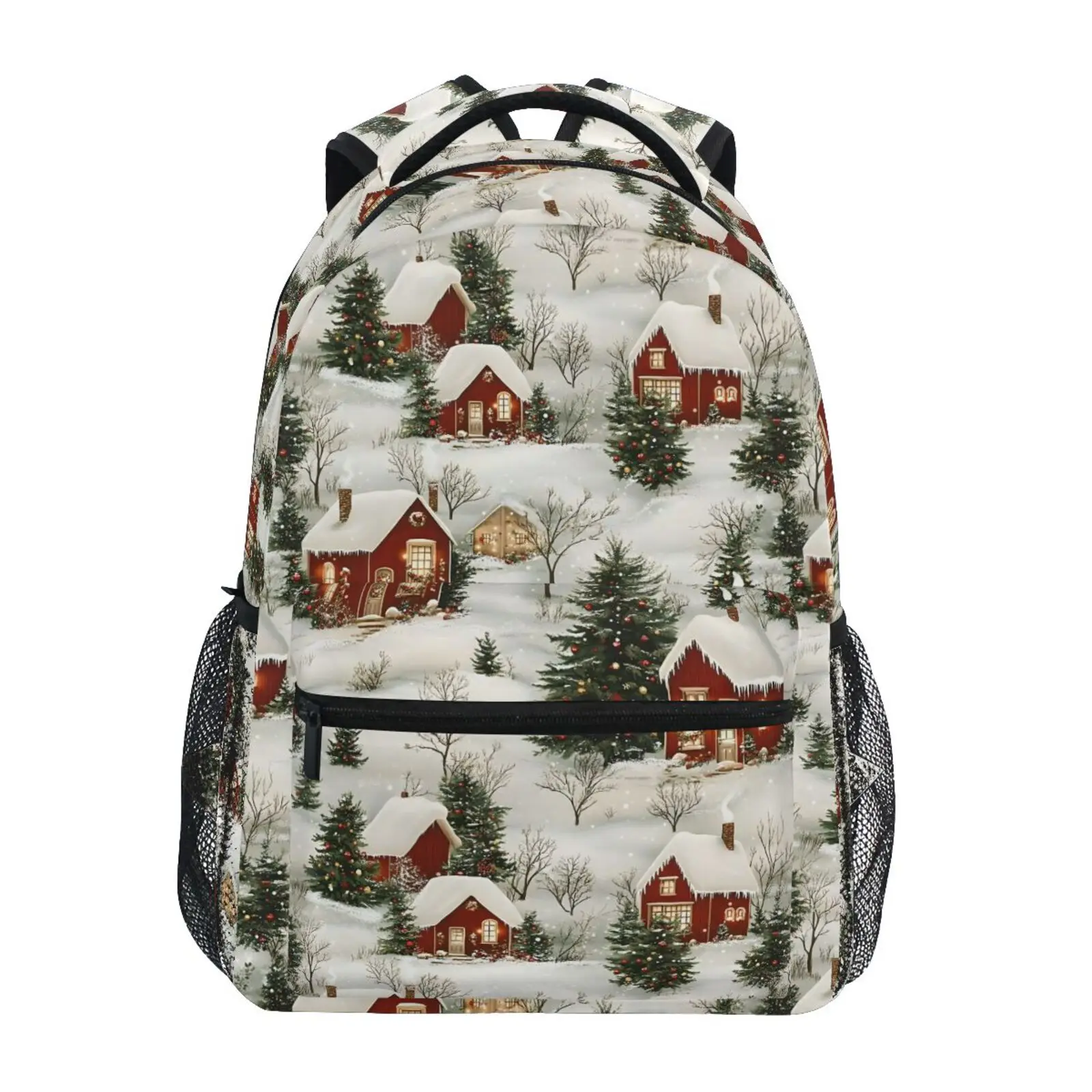 

Школьные сумки для девочек-подростков, детский студенческий рюкзак, дорожная сумка на плечо для подростков, рождественские элементы, школьный рюкзак, женский рюкзак