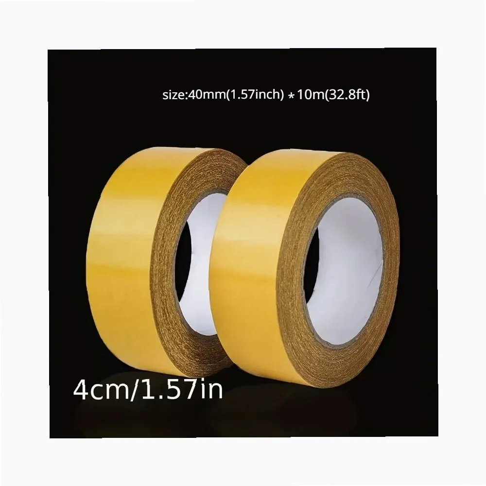 1 Roll High-Stick Mesh Double-Sided Tape for Carpet Edge Binding, Strong Grip Heavy Duty Mounting Tape for Home Office