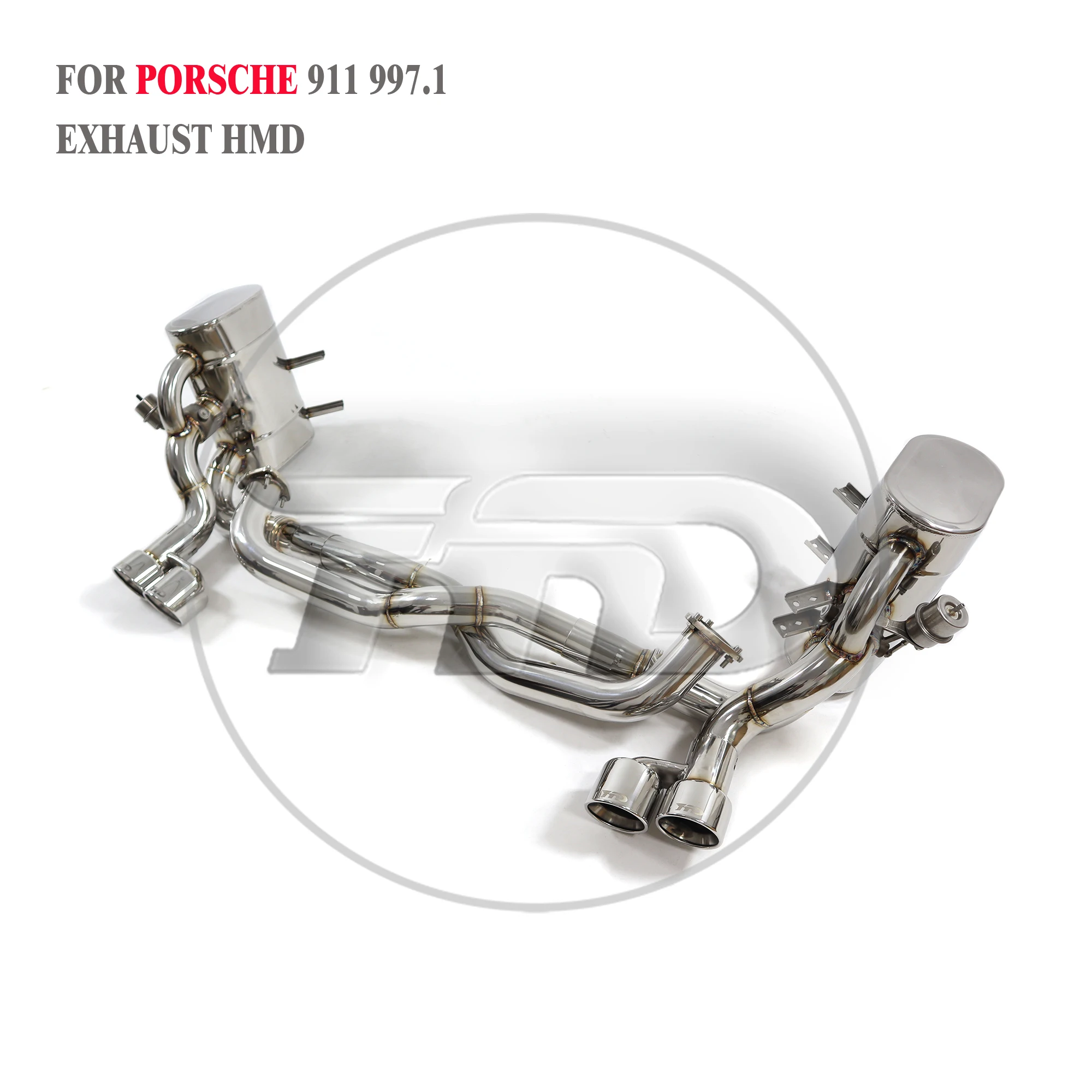 

HMD Exhaust Assembly for Porsche 911 997.1 3.6L Autos Accesorios Electronic Valve Muffler Car Accessories