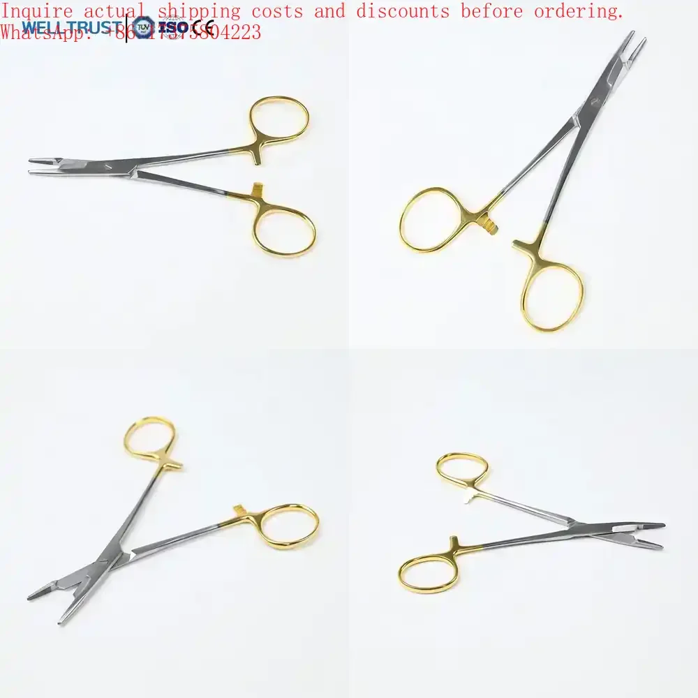 

Многоразовый держатель из нержавеющей стали с ножницами и кусачками для ветеринарных игл Well Trust