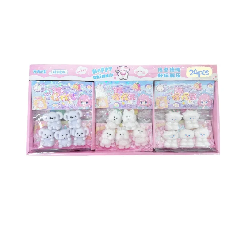 カワイイ-漫画のミニバッグキーホルダー,ウェストハイランド,子羊,コアラ,指のおもちゃ,柔らかくてかわいい,動物,子供,女の子,スクイーズ,ギフト,新しい